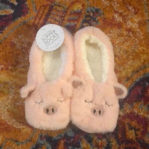 Pig 🐷 slipper socks. NWT